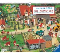 DUMONT - Ali Mitgutsch 2026 - Children's Wall Calendar Landscape Format 52 x 43 cm - Classic for Children & Families: All Around in City and Country