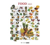 Dumont Food 2025 Poster Calendar, 50 x 70 cm, Picture Calendar with Short Descriptions of Fruits and Vegetables, Six Decorative Food Posters