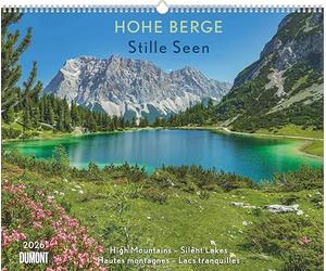 DUMONT - High Mountains - Silent Lakes 2026 - Wall Calendar 52 x 43 cm, Landscape Calendar with 12 Nature Motifs for Mountain and Nature Lovers: High Mountains ... Lakes Hautes Montagnes - Lacs