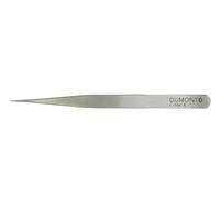 Dumont Precision Tweezers for Watchmaking, Precision Mechanics, Jewellery, Inox02, Polished Finish, Swiss Made (No.1)