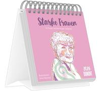 DUMONT - Strong Women 2026 - Desk Calendar 17 x 16 cm with 53 Illustrations by Anna Marshall & Motivational Quotes, Inspirational Stand-up Calendar: 53 Women and Their Smart Thoughts