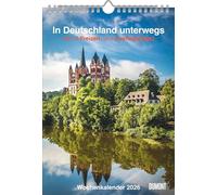 DUMONT - Travel in Germany 2026 - Weekly Calendar 21 x 30 cm, Wall Calendar with 53 Travel Destinations, for Nature and Culture Lovers: With 53 Leisure and Excursion Tips