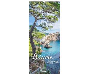 DUMONT - Trees 2026 - Wall Calendar 30 x 70 cm - Nature Calendar with 12 Impressive Tree Photographs in Large Format