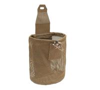 Dump Bag, Draw String Dump Bag, Waist Bag, Foldable Utility Bag with Quick Release Net, Organiser of Belt Films, Waist Storage for Outdoor Hiking, Hunting, Camping, khaki, 19x23cm, See description