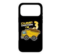 Dump Everything I'm 3 Truck Three Years Old 3rd Birthday Boy Case for iPhone 17 Pro Max