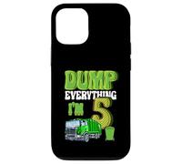 Dump Everything I'm 5 Year Old Garbage Truck 5th Birthday Case for iPhone 12/12 Pro
