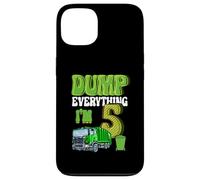 Dump Everything I'm 5 Year Old Garbage Truck 5th Birthday Case for iPhone 13