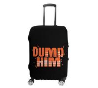 Dump Him Luggage Cover Washable Suitcase Protector Anti-Scratch Suitcase Covers Fits 18-32 Inch S