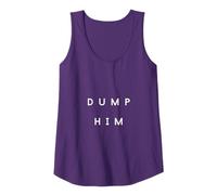DUMP HIM | Stylish minimal design that says DUMP HIM Tank Top