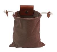 Dump Pouch for Belt - Foldable Portable Drawstring - Foraging Picking Bag | for Travel Camping Hiking Fishing Shells Treasures Survival Tools Mushrooms Fruits Vegetables