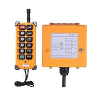 Dump Trailer Remote, 10 Buttons Industrial Wireless Radio Crane Remote Control Switches Hoist Overhead Bridge Lift(1T1R,E Card Type_380V)