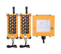 Dump Trailer Remote, 10 Buttons Industrial Wireless Radio Crane Remote Control Switches Hoist Overhead Bridge Lift(2T1R,E Card Type_380V)
