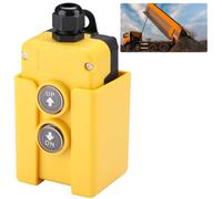 Dump Trailer Remote Control, DC 12V Up and Down Control Switch, 3 Wire and 4 Wire Remote Control Button for Tipping Trailers, Hoists, Electric Forklifts, Lifting Platforms