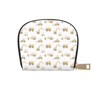 Dump Truck(1) Credit Card Holder for Women, Leather Credit Card Holder Wallet, Card Case Wallet