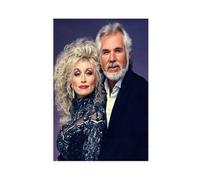 DUMPER Kenny Rogers And Dolly Parton Cover Canvas Poster Bedroom Decor Landscape Office Room Decor Gift 24x36inch(60x90cm)