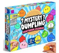 Dumpling Advent Calendar, Dumpling Squishies Mystery Advent Countdown Calendar with 24 Pcs Random Surprise Squishies Toys, Stress Relief Sensory Fidget Toy Adults & Teens Party Table Decor