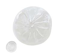 Dumpling Clear DIY Stress Making Make Your Own Empty Fillable Sensory Vacuum Pressure Anxiety Steamed Bun Decompression Transparent Adul (White, 4.5cm)