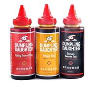 Dumpling Daughter - 3 Pack - Spicy Sweet Soy, Ginger Soy, Sichuan Sesame Soy (600ml, Multi Pack)