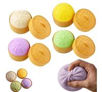 Dumpling, Dumpling Squishy,Giant Dumplings Squishy, Mega Rainbow Dumplings, Cute Anxiety Relief Fidget Toy, Soft Squeeze Decompression Dough