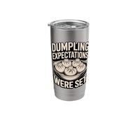Dumpling Expectations were Set Funny Food Pun Stainless Steel Insulated Tumbler