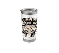 Dumpling Expectations were Set Funny Food Pun Stainless Steel Insulated Tumbler