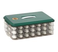 Dumpling freezer storage container, kitchen frozen storage box, dessert pastry storage, freezer kitchen storage structure, food organisation system, preservation concept, modular architecture unit