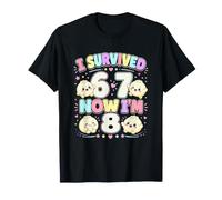 Dumpling I Survived 67 Now I'm 8 Kawaii Cute Birthday T-Shirt
