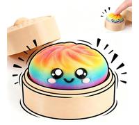 Dumpling Keyboard Clicker Cute Food Shape for Work Travel Home Use