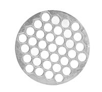 Dumpling Maker Aluminum Dumpling Mold Wonton Pastry Biscuits Dough Press Kitchen Tool for Homemade Dumplings Ravioli Wontons Silver 24.6cm 230g