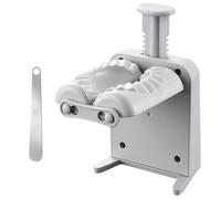 Dumpling Maker Machine, Automatic Dumpling Maker Press with Spoon, Easy to Operate Homemade Fast Empanada Maker Press Mold for Kitchen Pastry Making Dumpling Maker Machine Electric Dumpling Maker Dump