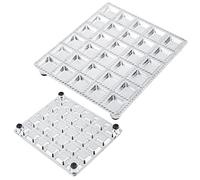 Dumpling Maker, Meat Dumpling Maker Machine Aluminium Alloy Ravioli Mold Square Ravioli Mould for Home Kitchen Cooking Tools
