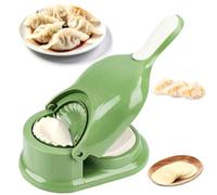 Dumpling Maker, Pelmeni Maker, 2 in 1 Dumpling Maker, Gyoza Maker, Mouth Bag Shaper, DIY Dumplings Skin Maker for Dumpling, Ravioli, Making