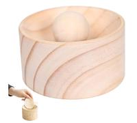 Dumpling Maker Press - Wooden Dough Press for Consistent Round Wrappers Easy-to-Use Dumpling Skin Maker with Rolling Ball for Homemade Dumplings Ravioli & Pasta