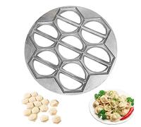 Dumpling Maker,Russian Ravioli Maker Dumplings Mold,14 Holes Aluminum Alloy Dumpling Maker Mold Easy to Use and Clean for Kitchen Dumpling Making Tool