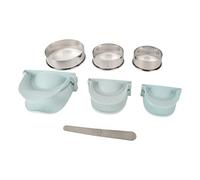 Dumpling Maker Safety Multifunction Manual Dumpling Press Maker Machine DIY Tool for Pressing Dumpling Skin Perfect for Families Restaurants (Type B(12x8.1x6cm / 4.7x3.2x2.4in))