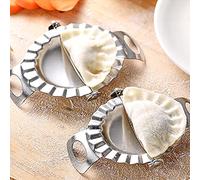 Dumpling Maker,Stainless Steel Dumpling Mold,Pastry, Ravioli, Pie Mold,Pie Ravioli Dumpling Mould, Dough Press Dumpling Tool,for Home Kitchen Cooking Accessories- Eco-Friendly and reusable (L)
