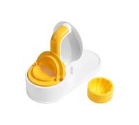 Dumpling Maker - White Dumpling Mold Manual Chinese Dumpling Cutter | 2 In 1 Dough Press Set | Dumplings Maker Mold Set | Empanada Maker | Empanada Press For Home Family Collecting Picnic