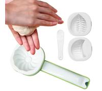 Dumpling Mould - Manual Puff Pastry Mould with Easy Release, Bao Machine - for Home Kitchen Home Family Dormitory Apartment Suitable for Empanadas and Cakes