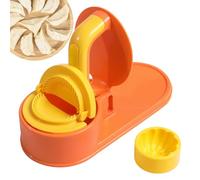 Dumpling Press - Handheld Dumpling Mold Dough Presser | Easy Safe Kitchen Appliance for Wrapping Dumplings, Pastry Making Tool for Friends Lovers Application with Culinary Scenario