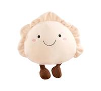 Dumpling-Shaped Throw Pillow - Cute Asian Food Plush Toy For Bedroom Sofa Decor | Soft Kawaii Dumpling Doll Nap Pillow For Kids Teens | Unique Gift Food Lovers