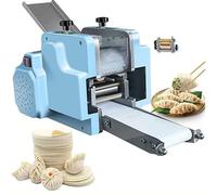 Dumpling Skin Maker Machine, Stainless Steel Commercial Dough Sheeter for Spring Roll, Pierogi, Ravioli, Momo, 140W