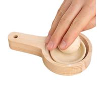 Dumpling Skin Maker | Wooden Rolling Mold,Dumpling Wrapper Maker Press Tool | for Restaurant Home Pie Bun Wonton Pastries Dessert Cooks Women Beginner