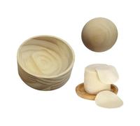 Dumpling Skin Press - 3 Inch Portable Wooden Dough Packing Mould | Uniform Round Pastry Maker | Empanada Manual Disc Cutter Bakery Tool for Home Chefs