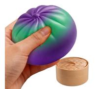 Dumpling Squeeze Ball, Dumpling Stress Balls, Realistic Soft Squeeze Food Toys, Ideal For Adults, Kids, Office, Classroom, Commute And Calm-Down