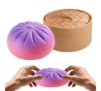 Dumpling Squeeze Ball, Dumpling Stress Balls, Realistic Soft Squeeze Food Toys, Ideal For Adults, Kids, Office, Classroom, Commute And Calm-Down