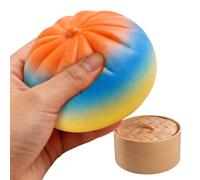 Dumpling Squeezing Toy - Realistic Soft Fun Glitter Dumpling Party Favors,Squeeze Sensory Toys,for Kids Adults Youth Teens Friends Offices Work Classroom Study Waiting Rooms