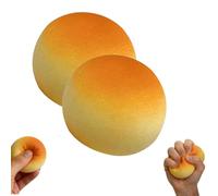 Dumpling Squishies Stress Relief Toy,5cm Cute Squeeze Dumpling & Bao Bun Squeeze Toys for Adults, Soft Giant Mystery Dumplings Squeezes Anxiety Relief Fidget Toys Party Favors (A-2pack)