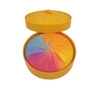 Dumpling Sqúíshíes | Travel-Friendly Design | 8.5x8.5x6cm | Glitter Dumpling Mystéry Bóx | Colorful Dumplings Stress Balls Fidget Sensory | Bring Fun | For Party Favors Easter