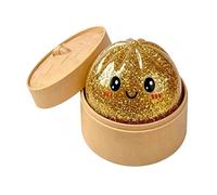 Dumpling Squishy, Colorful Dumplings Stress Fidget, Glitter Squishies Toy (Glod)
