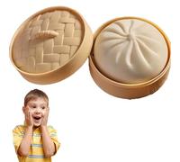 Dumpling Squishy,Dumpling Squishy Mystery,4 Inch Jumbo Dumpling Stress Ball,FüHlt Sich Weich An Und Hat Eine Schnelle Wirkungserholung,Soft Squeeze Decompression Dough For Adults (Weiß-A)